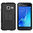 Dual Layer Rugged Tough Case & Stand for Samsung Galaxy J1 Mini - Black